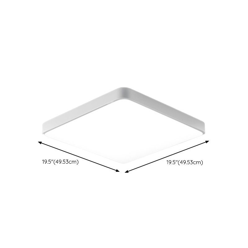Simplicity Geometric Flush Mount Lighting Acrylic 1 Light Flush Ceiling Lights