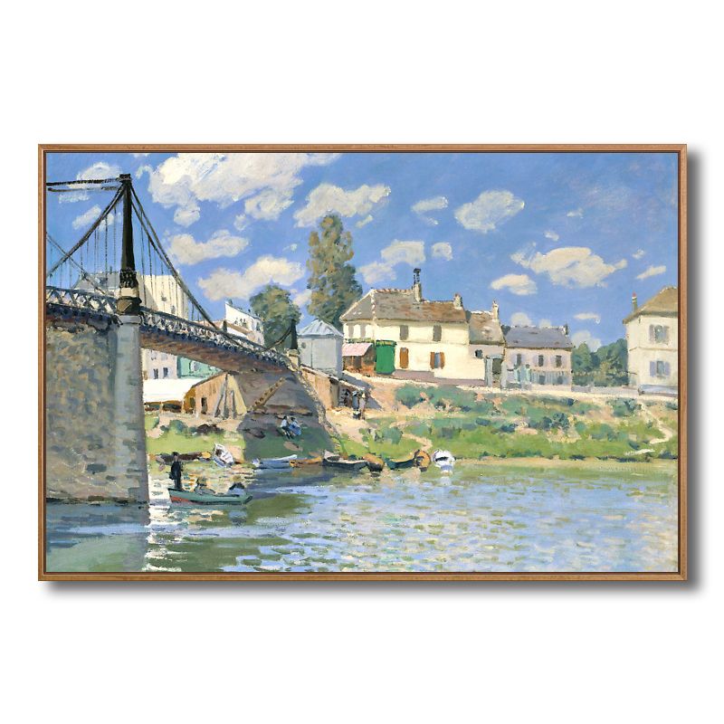 Landschaften-Wand-Kunst-Dekor, strukturierter Vintage-Wohnzimmer-Leinwanddruck, mehrere Größen