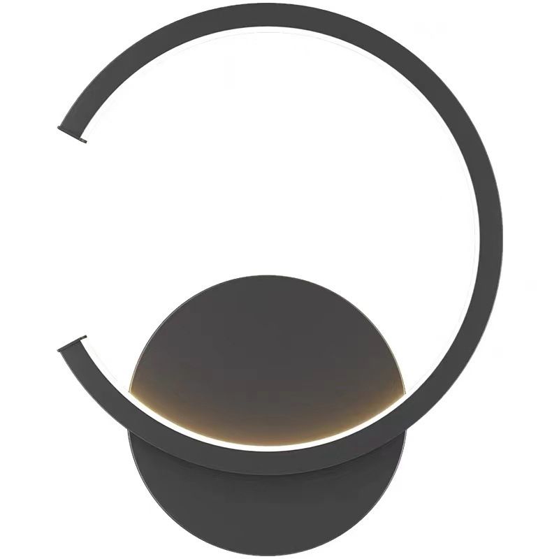 Modern LED Wall Lamp 1-Light Simple Wall Mount Lamp with Acrylic Shade for Bedroom