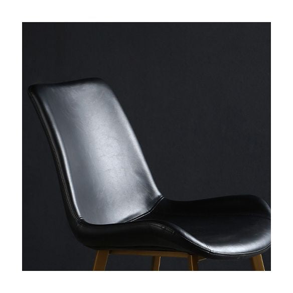 Silla industrial de metal para comedor, cocina, silla lateral con respaldo sólido
