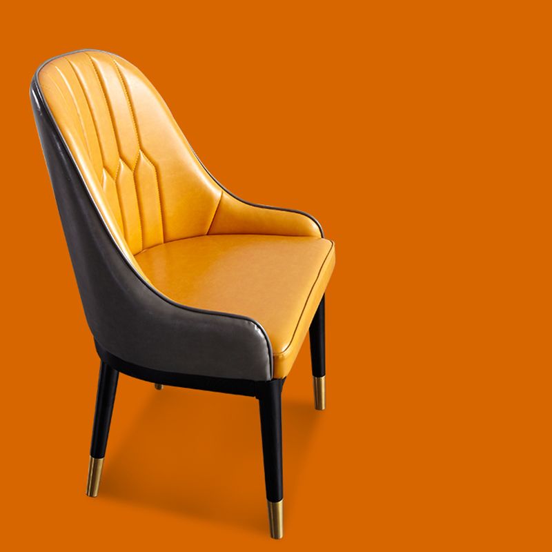 Dining Room Side Chairs Glam Solid Wood Kitchen Armless Chair for Home