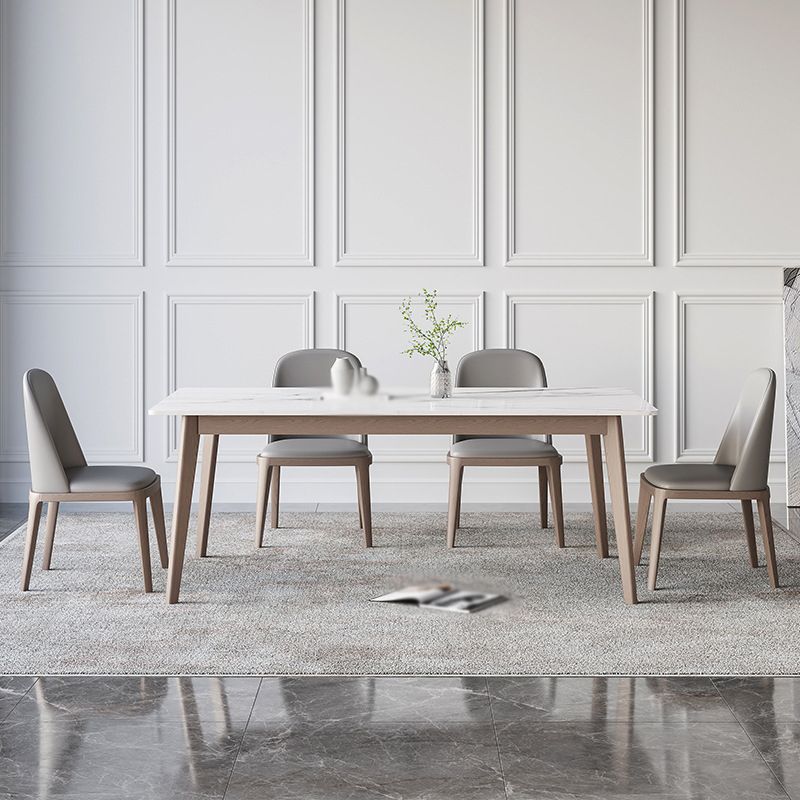 1/2/5/7 Pcs Sintered Stone Dining Room Set Table Furniture Set for Home