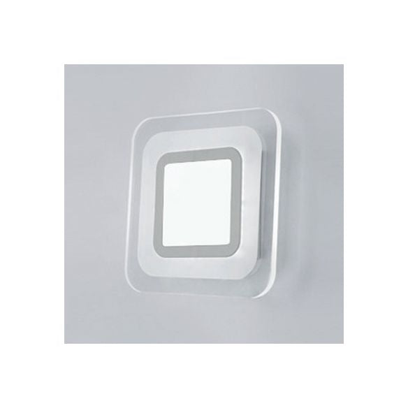 Triángulo/redondo/cuadrado Corredor de pared Lucina Luce de acrílico Lámpara de pared de LED acrílico en cálido/blanco