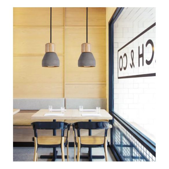 Nordic Colorful Cement Hanging Ceiling Light Mason Jar Hanging Lights for Coffee Shop