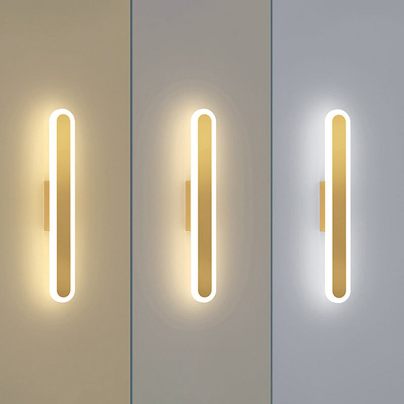 Black/Golden LED Vanity Lighting Modernism Bath Bar Light for Bathroom