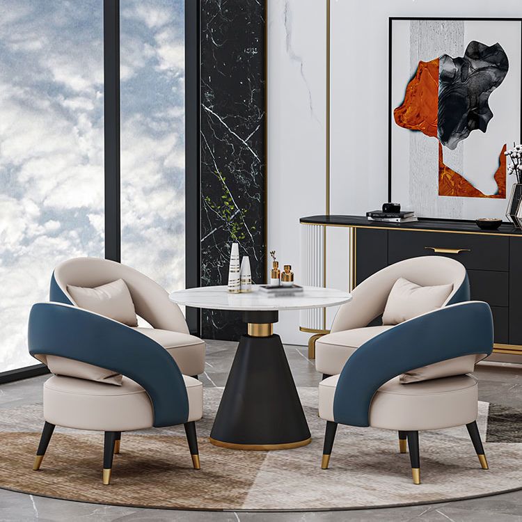 Stone Dining Site Table Contemporary Round Dining Table for Kitchen Home