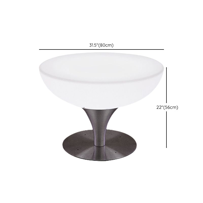 Polyethylene Round Table Industrial Style Commercial Outdoor Bar Table