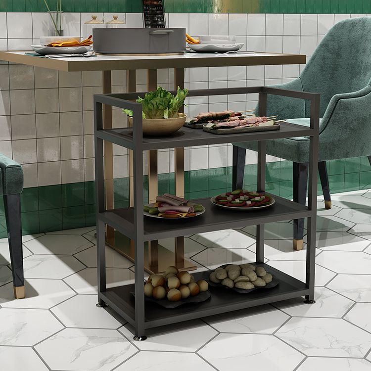 Modern 25.59"H Portable Prep Table Metal Prep Table for Home Use