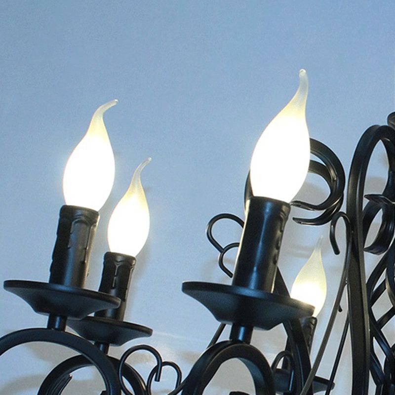 Luces de lámpara de araña únicas Fixros de luz colgante de metal tradicionales