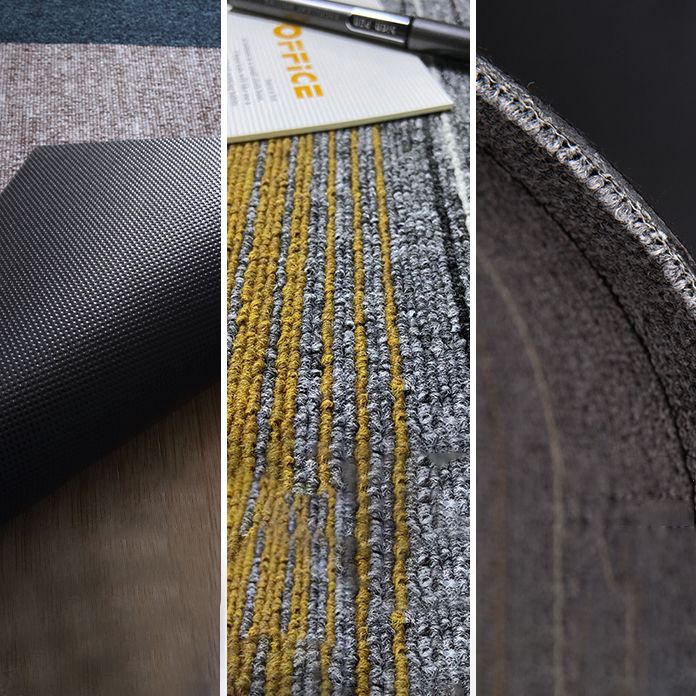 Modern Carpet Floor Tile Self Adhesive Level Loop Fade Resistant Carpet Tile