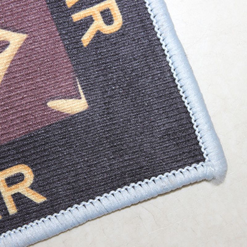 Modern Indoor Carpet Geometric Print Rug Polyester Stain Resistant Carpet for Home Decor