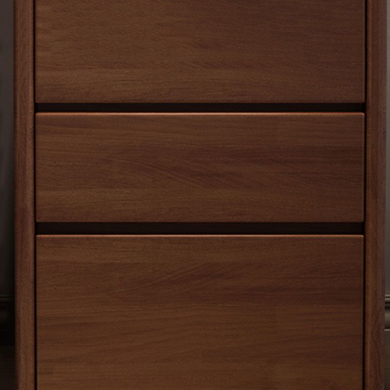 Contemporary Rubber Wood Storage Chest Home Chest with 3 Drawers
