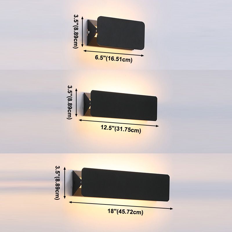 Lámpara de estilo moderno accesorios de iluminación blanca/negra con sombra acrílica para dormitorio