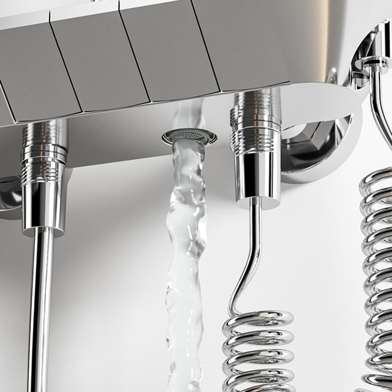 Modern Shower Faucet Brass Adjustable Shower Head Temperature Control Shower System