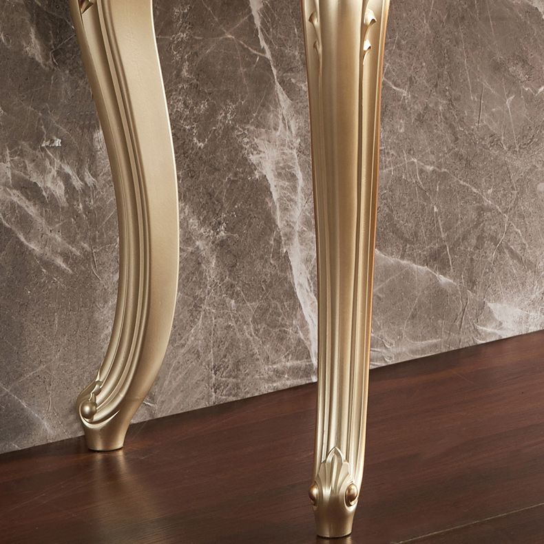 19" Wide Victorian Make-up Vanity Wooden Dressing Table with Mirror