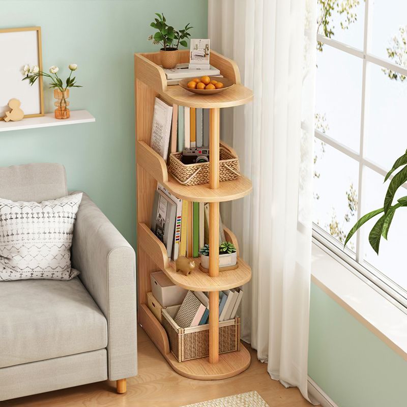 Scandinavian Bookshelf Engineered Wood Shelf Bookcase for Office