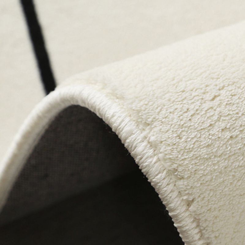 Relaxing Checkered Printed Carpet Polyester Rug Non-Slip Backing Indoor Rug for Home Decoration