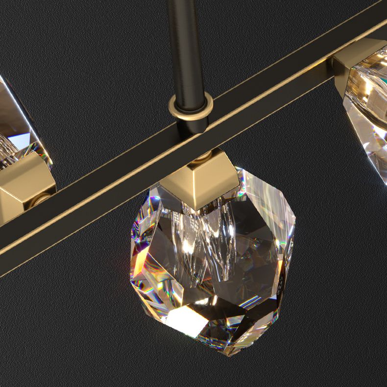 Cone Island Beleuchtung zeitgenössische Kristallinsellichter für Esszimmer