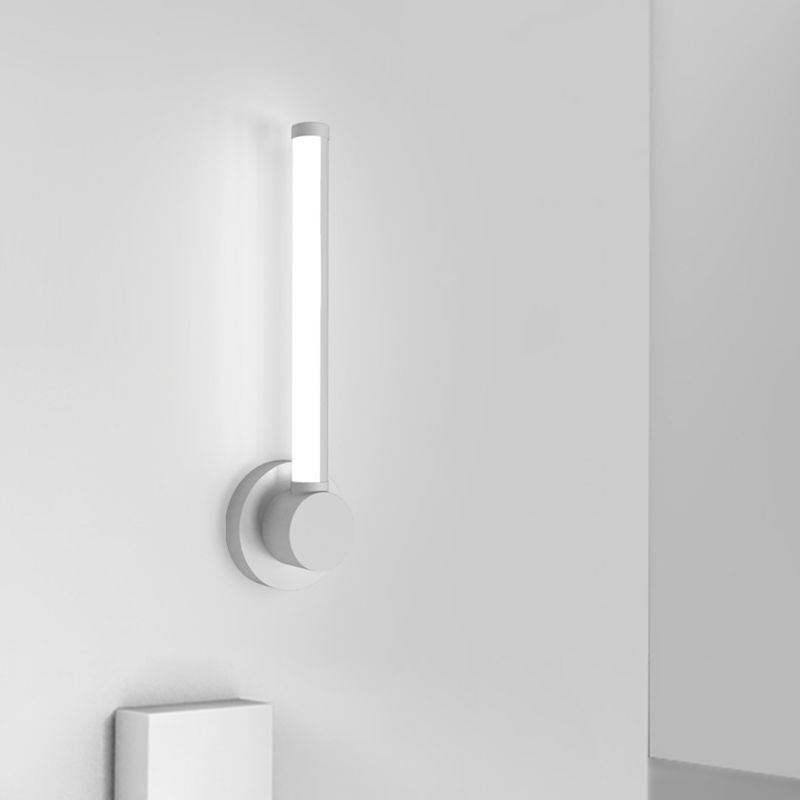 Modern Simple Aluminum Wall Light Strip Shape LED Rotatable Wall Lamp for Living Room