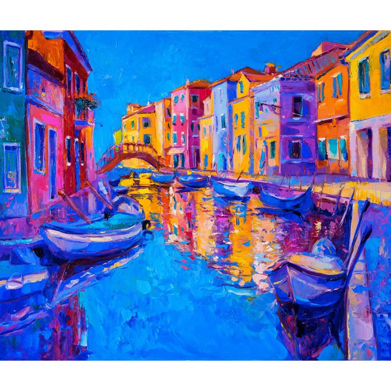 Magical Paint from Life Mural Wallpaper Pastel Color Classic Wall Covering for Bedroom