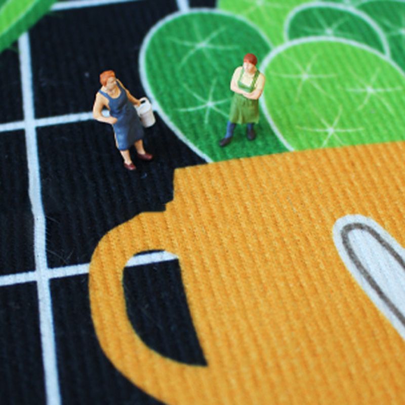 Modern Style Space Rug Living Room Carpet Polyester Washable Area Rug