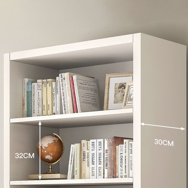 Closed Wooden Bookcase Modern Home Minimalist Living Room Standard Bookshelf