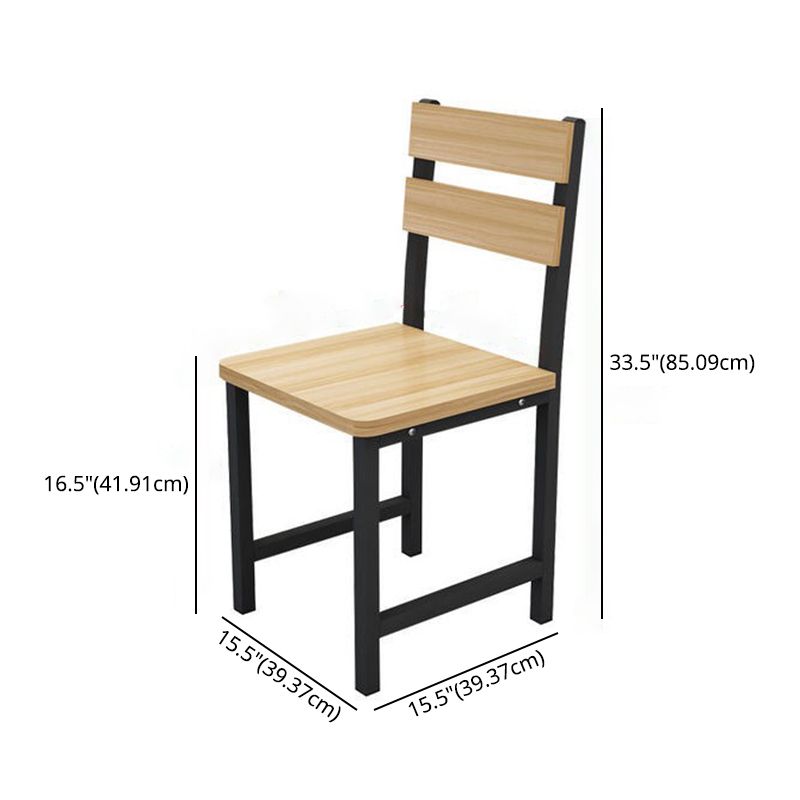 Modern Style Wooden Dining Room Set Standard Height Home Dining Table Furniture