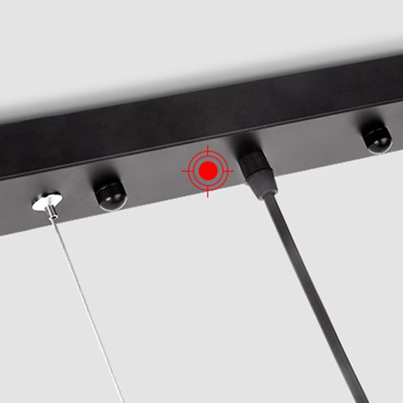 Modern Pendant Lighting for Kitchen Island Linear Island Lighting in Metal