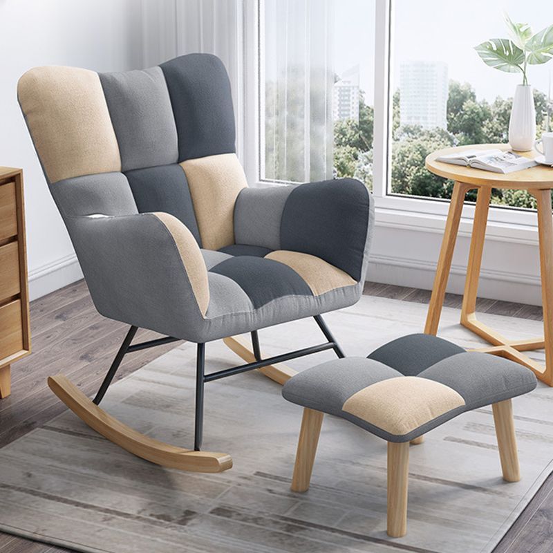 Linen Chair 26.3" L x29.5W x 33.8"H Arms Included Chair for Living Room