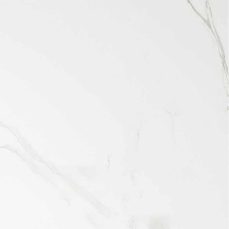 Glam 1/4/5/6/7/9 Pieces White Dining Table Set with Stone Top Round Scalable Dinette Set