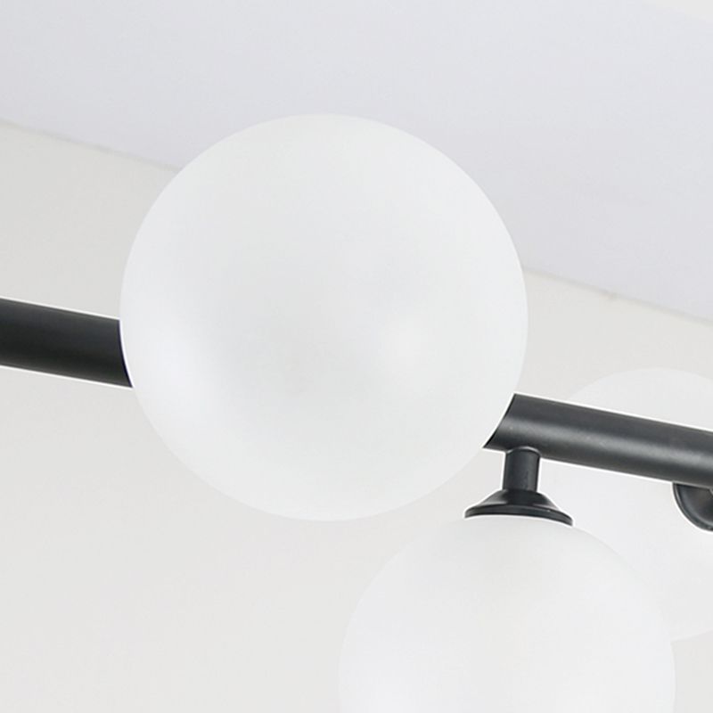 Modern Style Spherical Shape Island Lighting Ideas Glass Island Lighting Fixtures