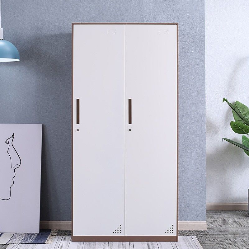 35.4"L Contemporary Wardrobe Closet Metal Home Wardrobe Armoire