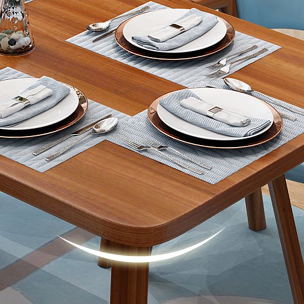 Modern 1/4/5/7 Pieces Dining Set Rectangle Wood Dining Table for Dining Room