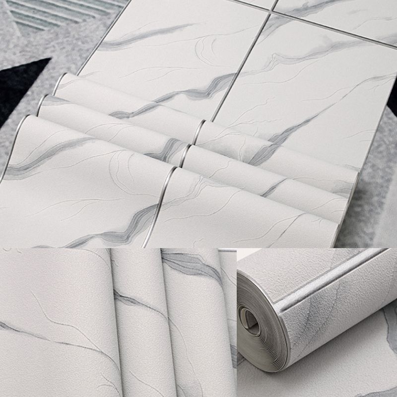 Geometric Dark Color Wallpaper Faux Marble Non-Pasted Wall Art for Living Room, 31' x 28"