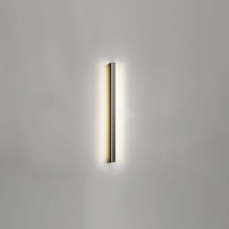 Metallic Linear Wall Light Fixture Modern Style Wall Light Sconce for Living Room