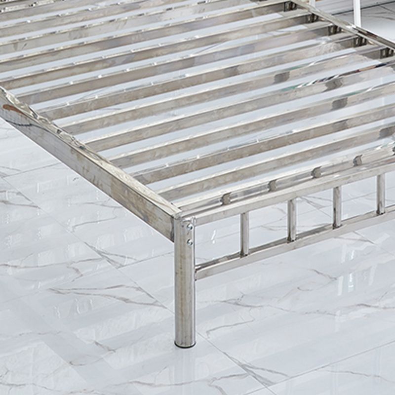 Contemporary Style Bed Frame Metal Standard Bed with Headboard