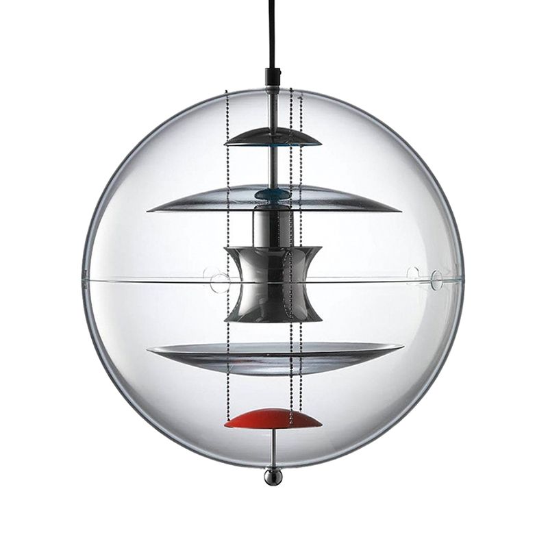 Spherical Ceiling Pendant Light Simplicity Style Glass Pendant Light for Restaurant