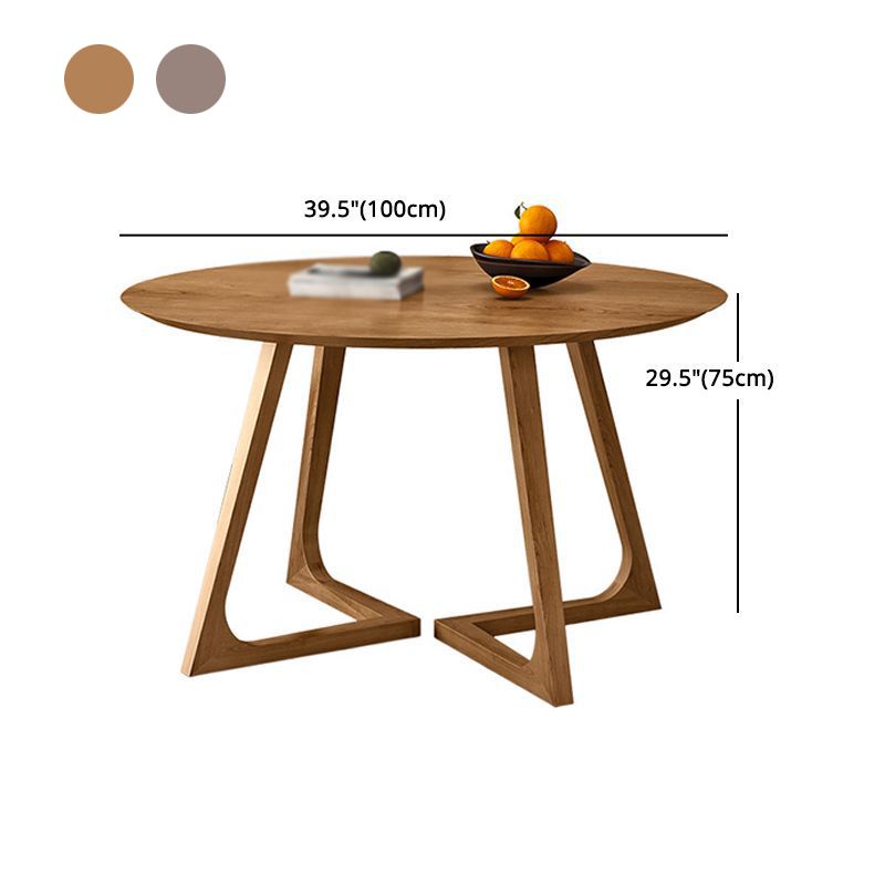 Modern 1/2/3/4/5 Pieces Dining Set Solid Wood Round Dining Furniture Set /Separate Items