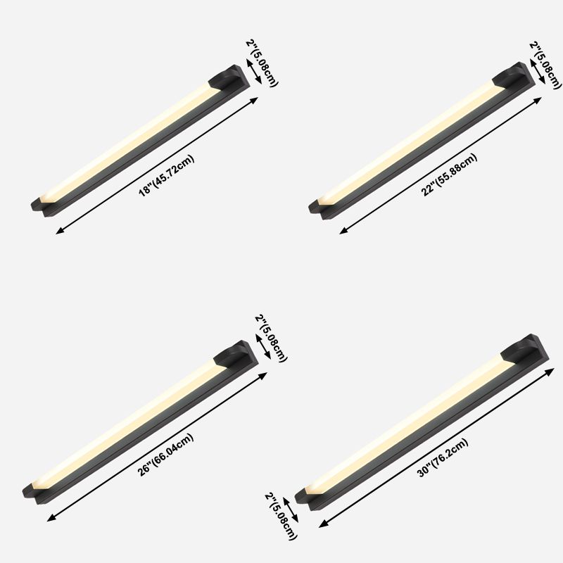 Makeup Mirror Lamp Modern Simple Wall Light Fixture for Bathroom Washroom