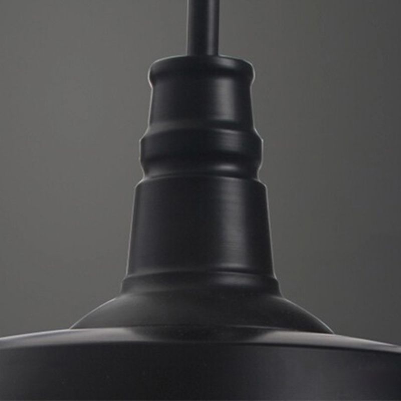 1 Light Metal Geometric Wall Lighting Fixtures Industrial Style Wall Mounted Light Fixture in Black