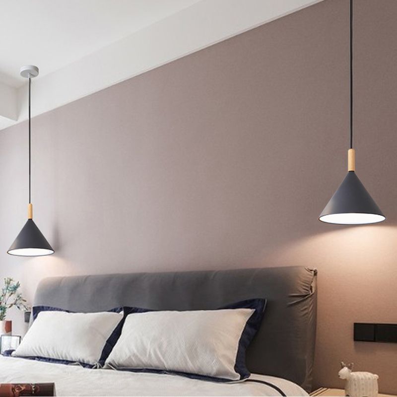 Multi-color Hanging Pendant Lights Contemporary Suspension Pendant for Bedroom