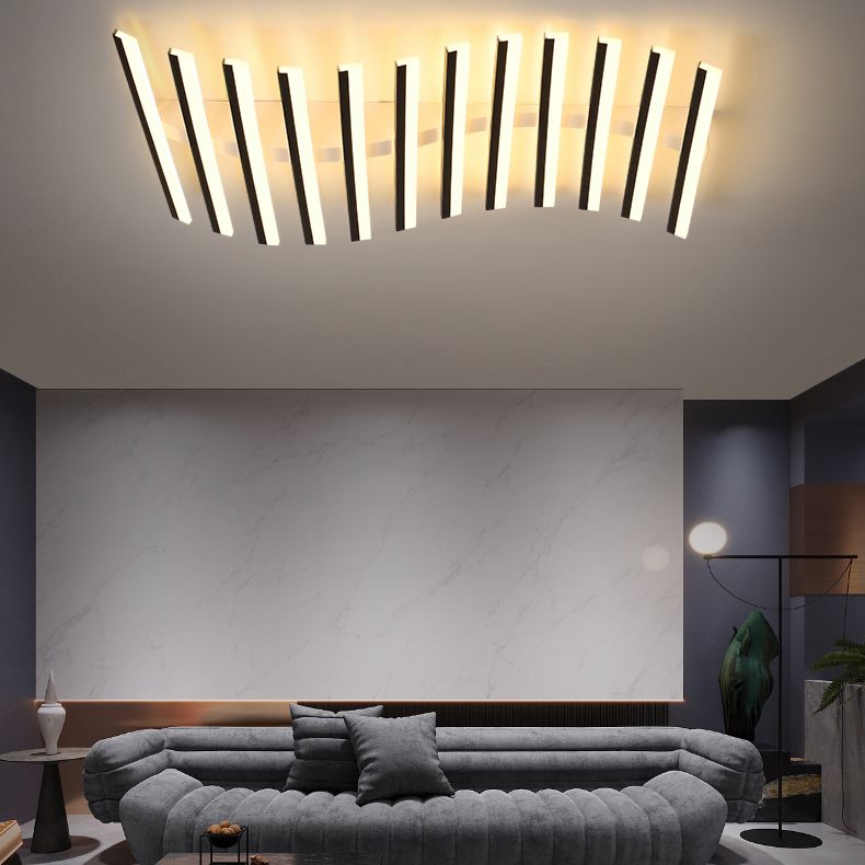 Modern Flush Mount Chandelier Linear Flush Mount Lighting Flush Mount Ceiling Lights
