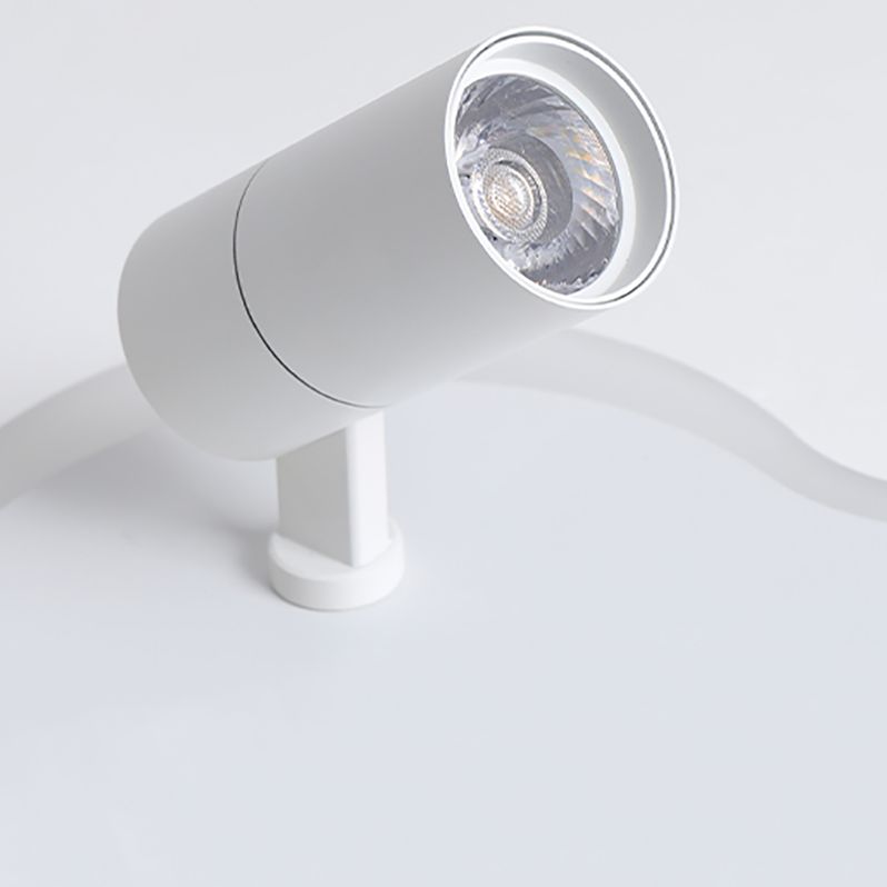 Lampada da soffitto bianca a forma di fiore Lampada da soffitto a LED con faretti