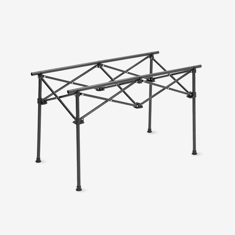 Modern Foldable Camping Table Set 1/7 Pieces Metal Dining Table Set for Outside