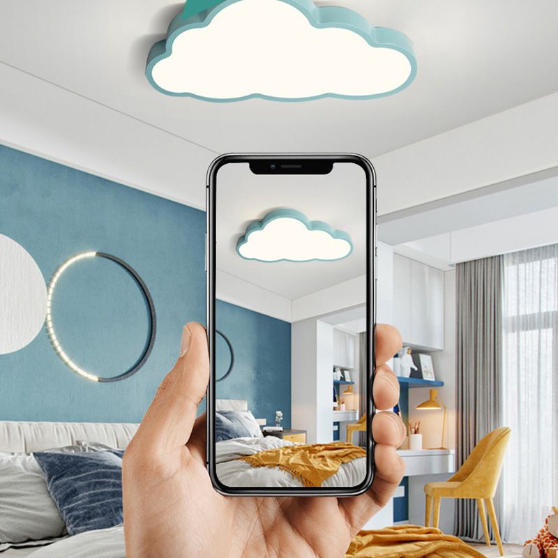 Cloud Flush Mount Light Fixtures Kids Acrylic Ceiling Light Fixtures for Bedroom