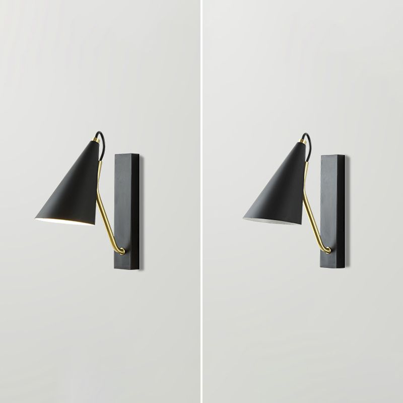 Tapered Wall Sconce Lighting Modern Wall Lamp Metal 1 Light Sconce Light