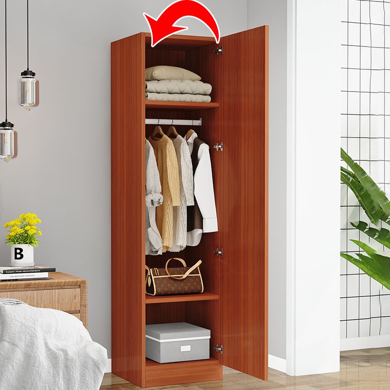 Matte Finish Cabinet with 1 Door Contemporary Manufactured Wood Storage Cabinet