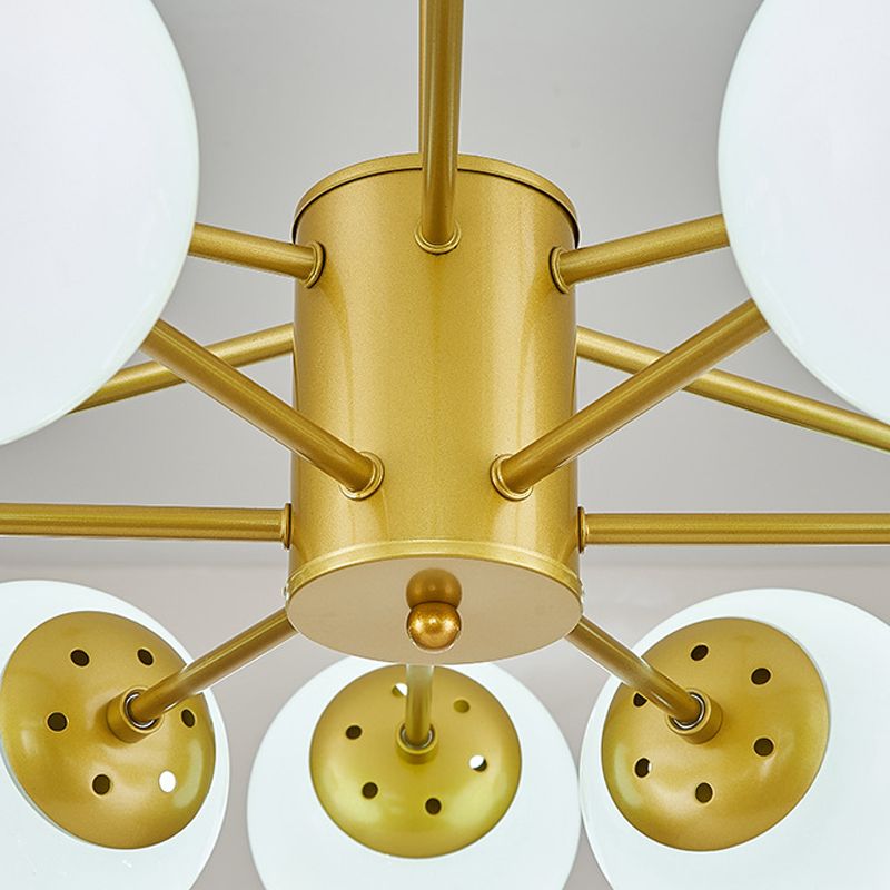 Globe Pendant Lights Modernism Glass Pendant Lighting Fixture for Living Room