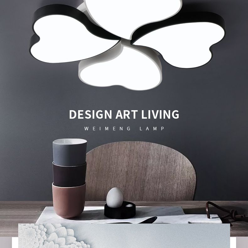 Acryl Blume Flush Deckenleuchte Einfachheit LED Weiß In der Nähe der Deckenbeleuchtung