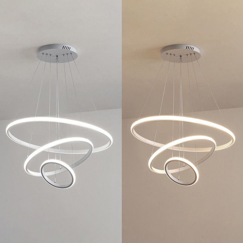 Semplicità ultra-moderna a led orbicolare lampada lampada a sospensione metallica luce a sospensione per ristorante